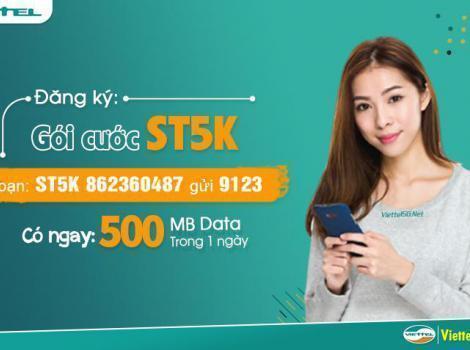 Cách đăng ký gói 4G Viettel 1 ngày 5k cho di động 2024