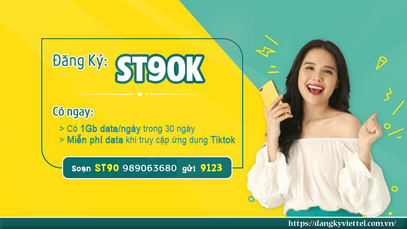 Đăng ký gói siêu tốc 90k 1 tháng của Viettel