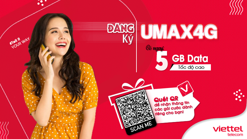 Gói UMAX4G của Viettel