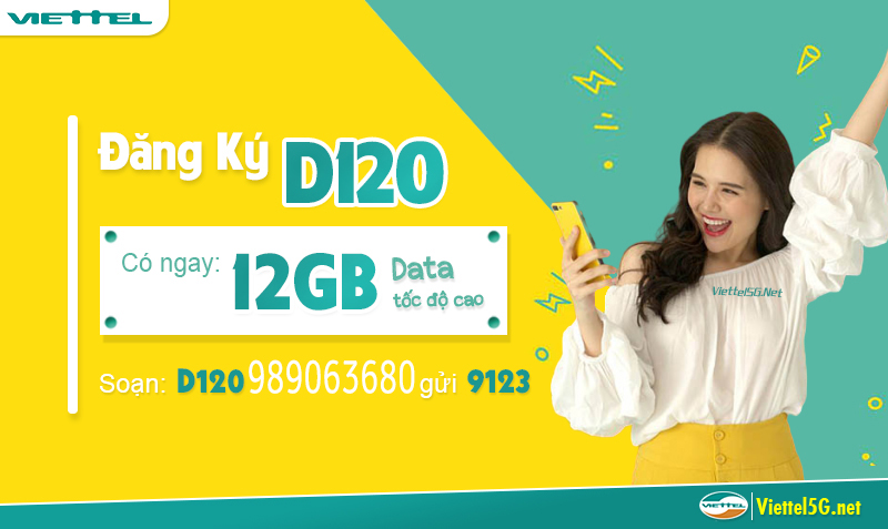 Gói cước D120 của Viettel