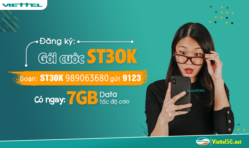 Gói cước ST30K của Viettel