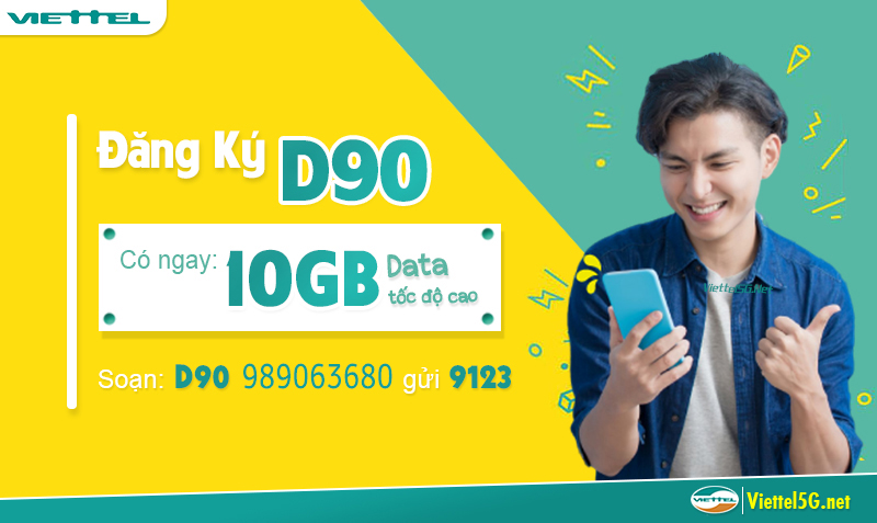 Gói cước dcom D90 Viettel