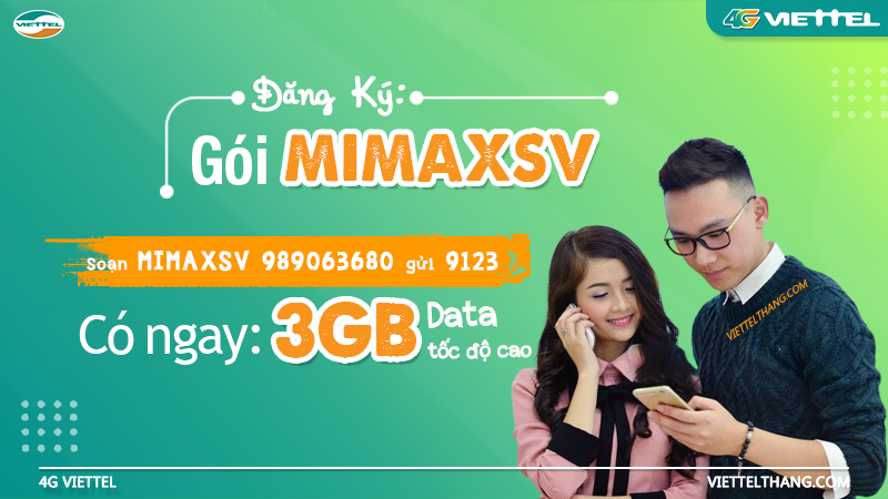Gói cước sim sinh viên Mimaxsv Viettel
