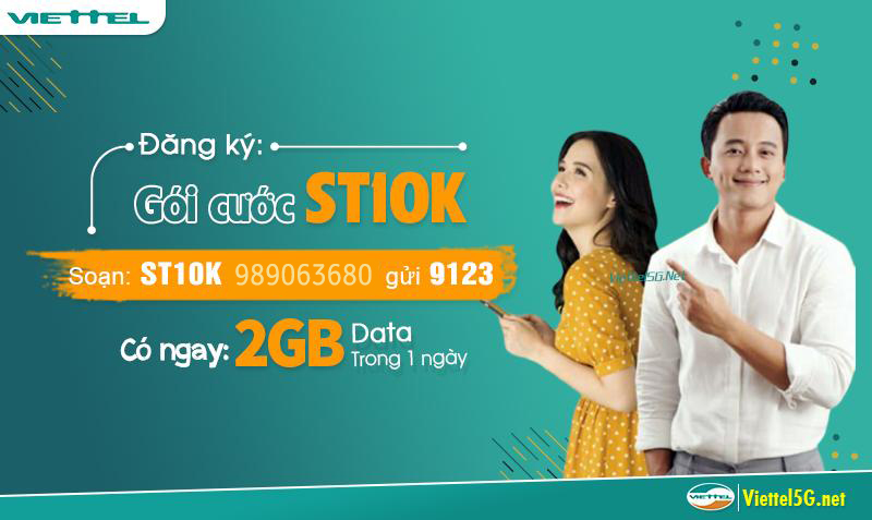 Gói cước ST10K của Viettel