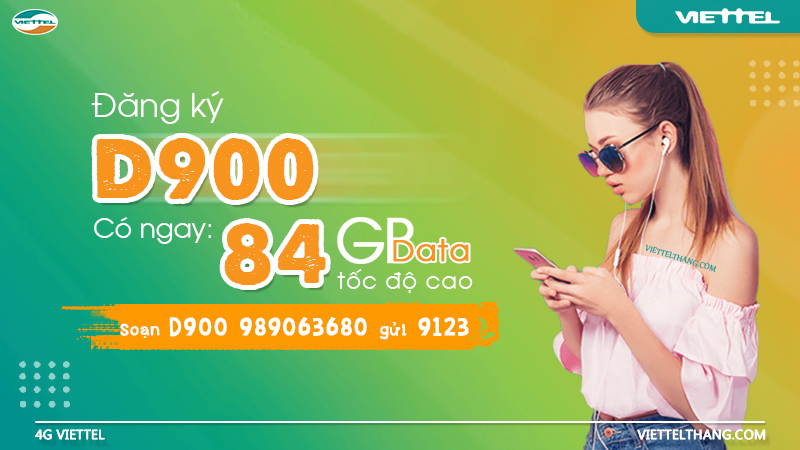 Gói cước D900 của Viettel