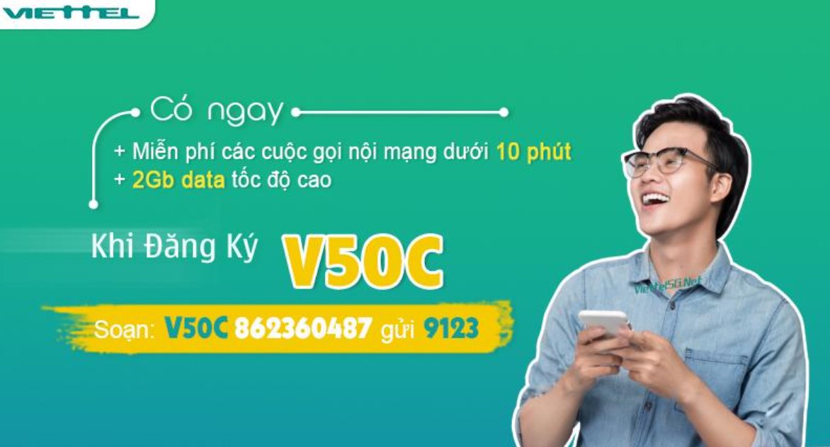Gói cước V50C của Viettel