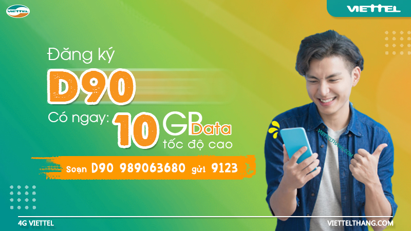 Gói cước D90 của Viettel