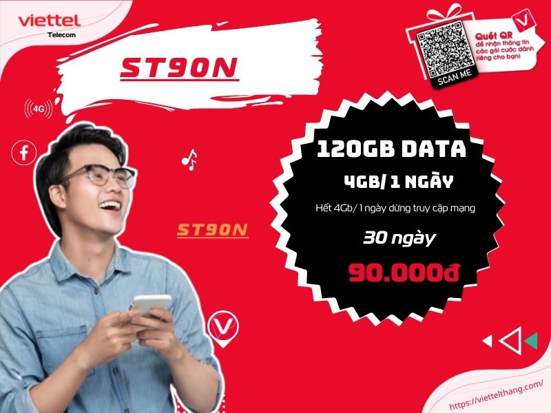 Gói Cước ST90N Viettel