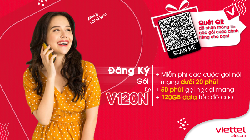 Gói V120N Viettel